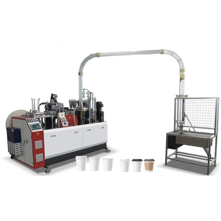 Welke materialen worden gebruikt in papieren bekermachines?