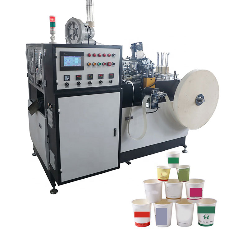 Hoge snelheid Single Plate Open Cam Paper Cup Machine